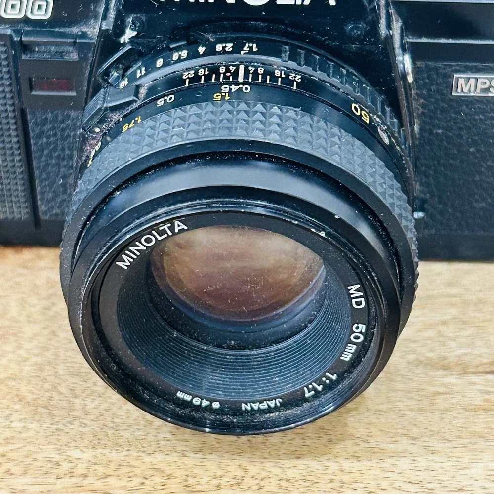 Minolta X-700 35mm Film SLR Camera with 50mm Lens, Tested and Working
